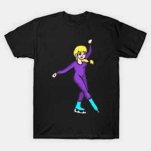 Figure skating ice skating ice skating ice sport T-Shirt